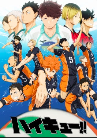  Haikyuu!!( best spot anime)