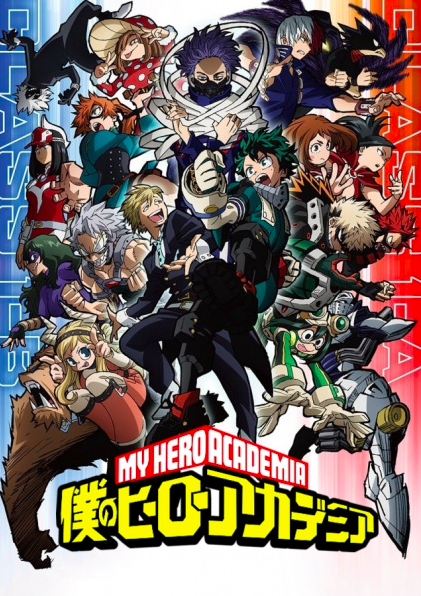 My Hero Academia ( most popular anime series)